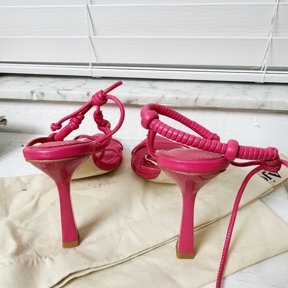 NEW Aje Mirage Leather Strappy Heel - Picture 6 of 7